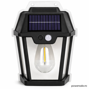 Set 8 Bucăți Lampă Solară de Perete Exterior cu Senzor de Mișcare și Senzor Crepuscular, 3 Moduri Iluminare - Boomsale.ro