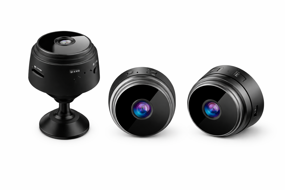 Set 3 camere de supraveghere WiFi HD 1080P – monitorizare interioara, detectie miscare - Boomsale.ro