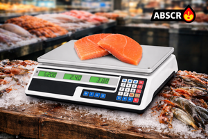 Cantar Comercial Electronic Profesional 40 Kg Gardeon – Afisaj Dublu Iluminat, Tava Inox, Functie Memorie - Boomsale.ro