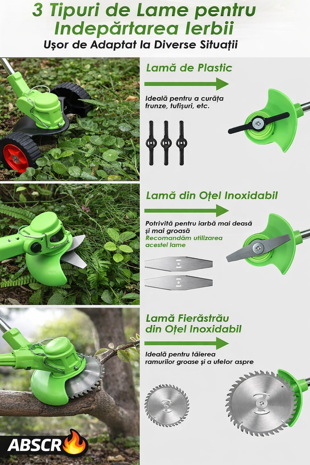 Motocoasă Electrică cu 2 Acumulatori 48V 4000 mAh, 18000 RPM, cu Roți Detasabile, Disc + 2 Lame + 5 Palete Incluse – Trimmer Profesional Iarbă și Buruieni - Boomsale.ro