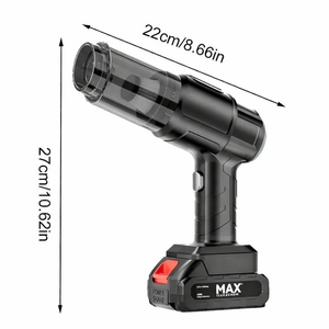 Aspirator Auto 6 in 1 Fara Fir, pentru Casa, Masina, Calculator, Birou, Putere 150W, Eficienta Mare, Functii de Aspirare, Suflare, Vidare, Filtru HEPA, Perie Detailing, Negru - Boomsale.ro