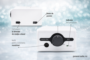 Pila Electrică Strong Max 211, 65W, 35000 RPM – Freză Unghii Profesională Manichiură & Pedichiură Albă - Boomsale.ro
