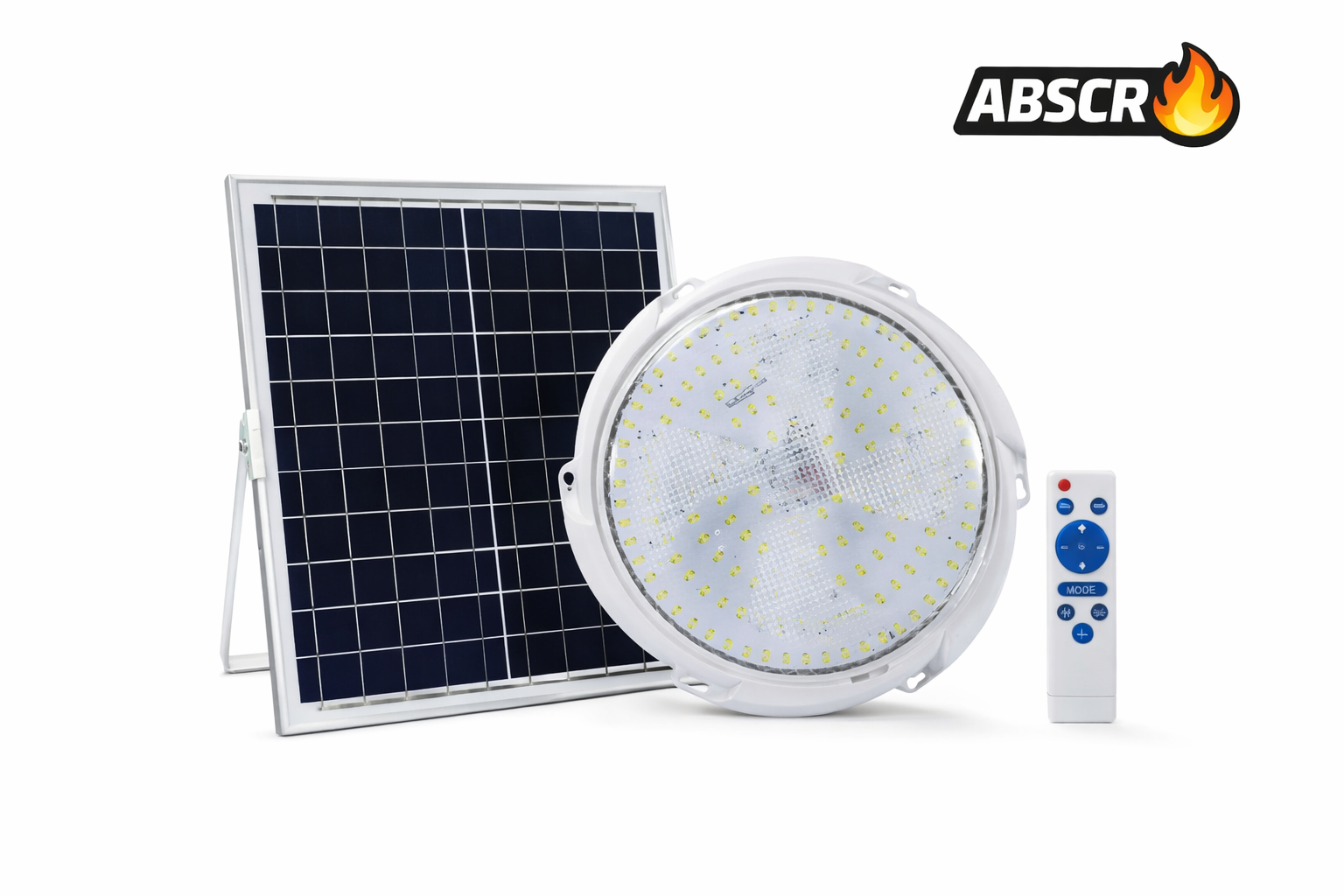 Set 2 Lampi LED 200W cu Panou Solar si Telecomanda – Iluminare Exterior Ultra Puternica, Autonomie Mare, IP65 - Boomsale.ro
