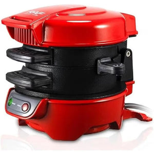 Aparat de facut burgeri sau sandwich-uri RAF 600W, Rosu - Boomsale.ro