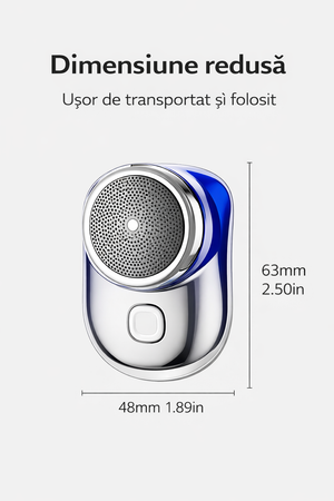 Set 2 aparate de ras electric portabile – design compact, usor de transportat - Boomsale.ro