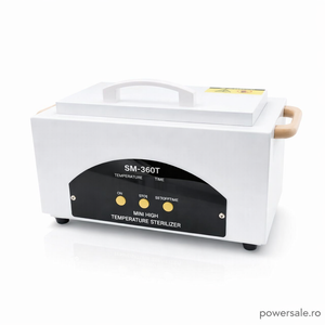 Sterilizator Profesional cu Aer Cald Global Fashion GF-360T cu Display Digital, 300W, 0-200°C + CADOU 100 Pungi Kraft Sterilizare 130×200 mm - Boomsale.ro