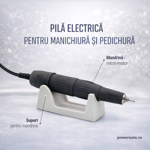Freza Unghii Profesională BT-Marathon 3 Champion 35000 RPM, 45W – Aparat Manichiură și Pedichiură cu Pedală - Boomsale.ro
