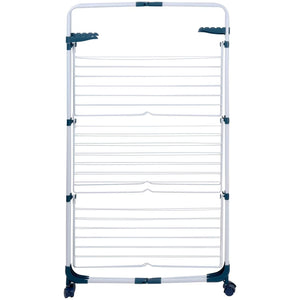 Uscator rufe 3 nivele, pliabil, suport umerase, capacitate 30 kg, Inox - Boomsale.ro