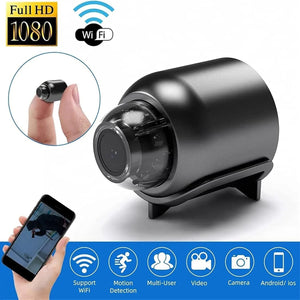Set 2 Mini cameră de securitate wireless 1080P HD, vedere nocturnă - Boomsale.ro