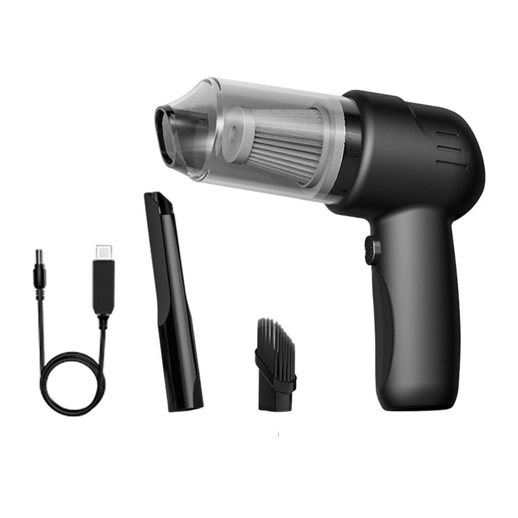 Aspirator Portabil, 3 in 1, Ideal pentru Masina, Casa si Birou, Putere 120W, Autonomie 20 Minute, Functie Aspirare si Suflare - Boomsale.ro