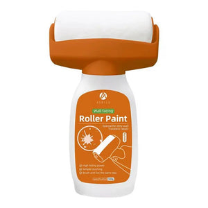 2 X Trafalet Multifunctional cu Rola si Rezervor Reutilizabil, pentru Repararea si Curatarea Peretilor, Lavabila Alba Inclusa, 500ml - Boomsale.ro