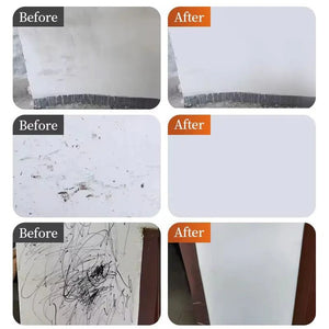 2 X Trafalet Multifunctional cu Rola si Rezervor Reutilizabil, pentru Repararea si Curatarea Peretilor, Lavabila Alba Inclusa, 500ml - Boomsale.ro
