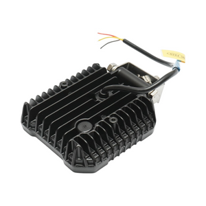 Set 2 Proiectoare Patrate Auto LED 48W cu DRL, 9-80V, Lumina Alb-Galben, IP67 - Boomsale.ro
