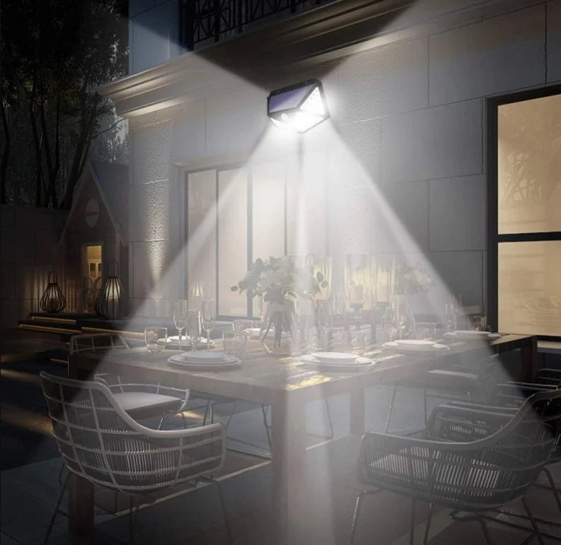 Set 10 Lampi Solare 100 LED-uri, Iluminare Puternica Exterior, 3 Moduri de Functionare - Boomsale.ro