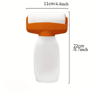 2 X Trafalet Multifunctional cu Rola si Rezervor Reutilizabil, pentru Repararea si Curatarea Peretilor, Lavabila Alba Inclusa, 500ml - Boomsale.ro