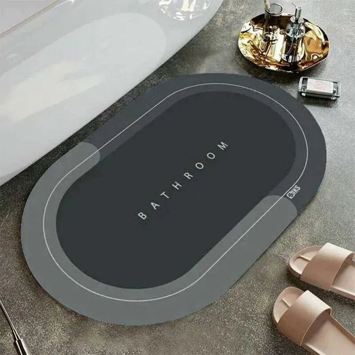 Covoras Antiderapant pentru Baie, 87x57 cm, Absorbant, Uscare Rapida - Boomsale.ro