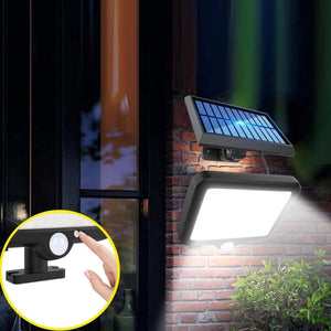 Lampa Solara 100W, 100 LED COB, IP65, Senzor de Miscare - Boomsale.ro