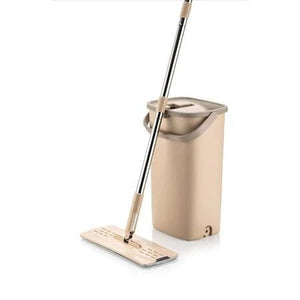 Mop cu Galeata Dubla, Pliabil, Microfibra, Capacitate 8L, Design Compact - Boomsale.ro