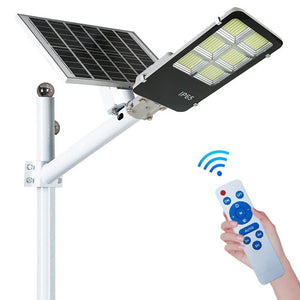 Lampa Solara Exterior Jortan 400W cu Senzor Miscare si Telecomanda - Boomsale.ro