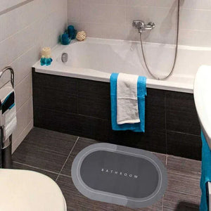 Covoras Antiderapant pentru Baie, 87x57 cm, Absorbant, Uscare Rapida - Boomsale.ro