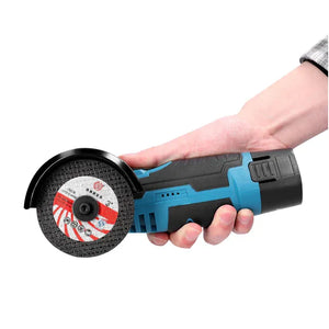 Mini Polizor unghiular portabil cu 2 acumulatori si 2 discuri, 48V, 500W - Boomsale.ro