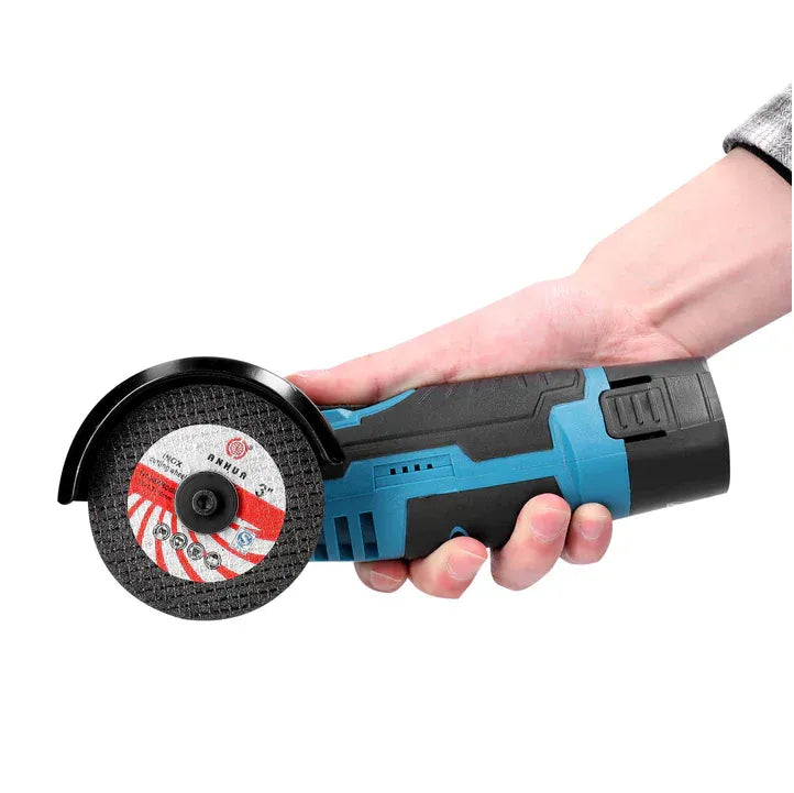 Mini Polizor unghiular portabil cu 2 acumulatori si 2 discuri, 48V, 500W - Boomsale.ro