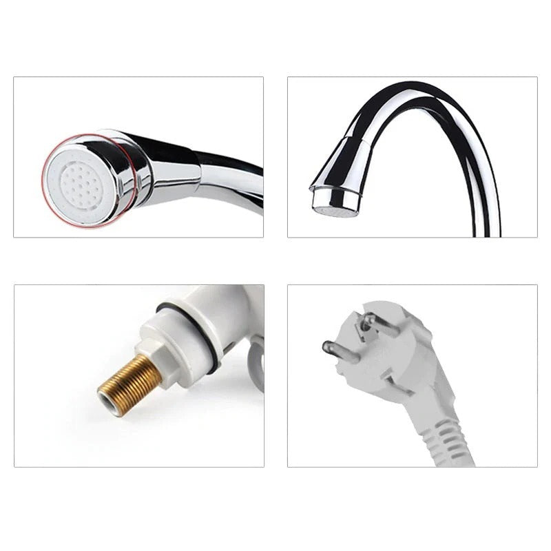Robinet pentru apa calda 3000W, Electric, Instant cu afisare LCD - Boomsale.ro