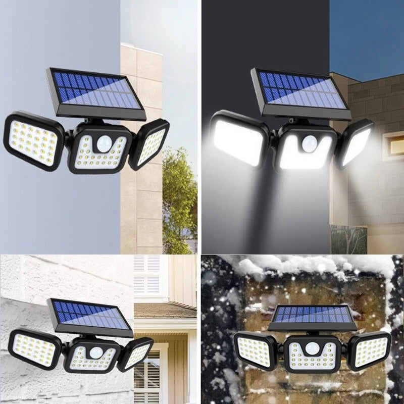 Lampa Solara 150W Leduri COB, Senzor de Miscare Prindere pe Perete - Boomsale.ro