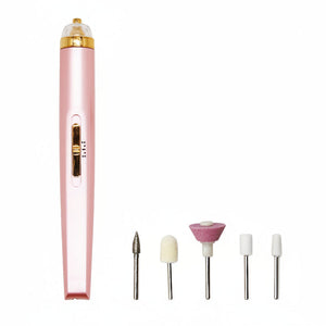 Freza Electrica Profesionala pentru Manichiura si Pedichiura, 4 Trepte Viteza, 5 Capete - Boomsale.ro