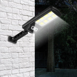 Lampa cu Incarcare Solara, Jortan 8 Celule, 100W, 160 LED-uri COB, Senzor de miscare - Boomsale.ro