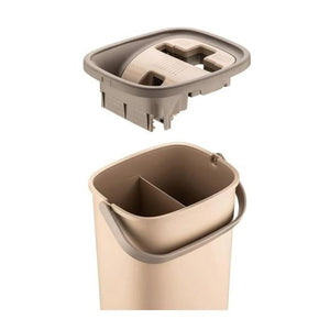 Mop cu Galeata Dubla, Pliabil, Microfibra, Capacitate 8L, Design Compact - Boomsale.ro
