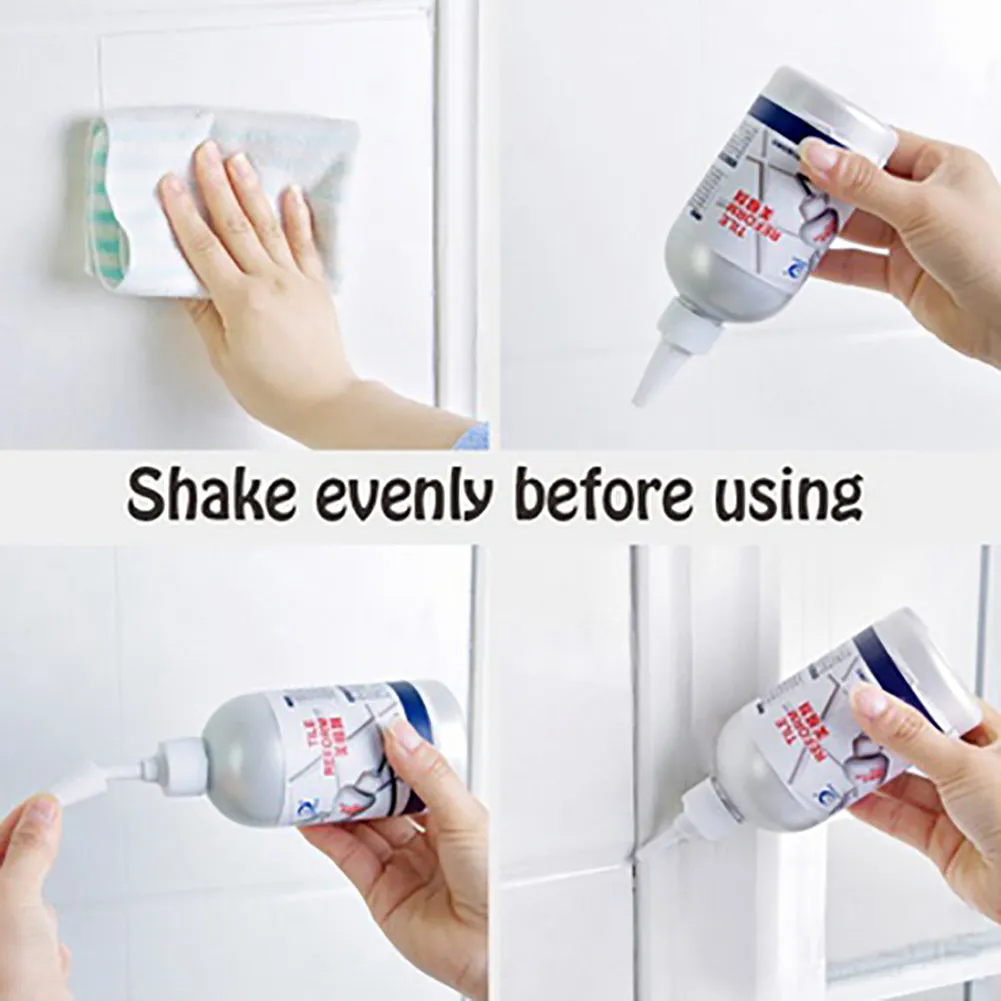 Set 2 x Umplutura Impermeabila pentru Rosturi de Gresie si Faianta, Etansare Rapida si Durabila, Alb, 150 ml/sticla - Boomsale.ro