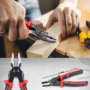 Cleste Electrician 5 in 1 ,Sertizare, Taiat si Deizolat Cabluri - Boomsale.ro