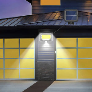 Lampa Solara 100W, 100 LED COB, IP65, Senzor de Miscare - Boomsale.ro
