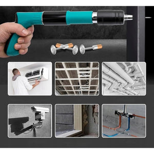 Kit pistol manual pentru fixare nituri/ cuie, Accesorii + 50 Cuie PromotiiZilnice