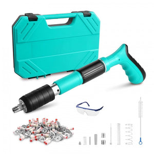 Kit pistol manual pentru fixare nituri/ cuie, Accesorii + 250 Cuie - Boomsale.ro
