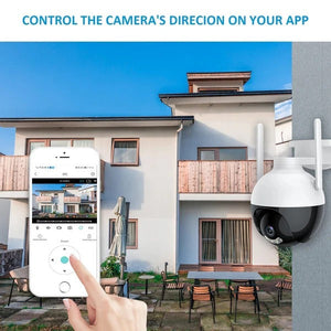 Camera Supraveghere WiFi 5MP PTZ 360° – Color Night Vision, IP66 - Boomsale.ro