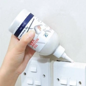 Set 2 x Umplutura Impermeabila pentru Rosturi de Gresie si Faianta, Etansare Rapida si Durabila, Alb, 150 ml/sticla - Boomsale.ro
