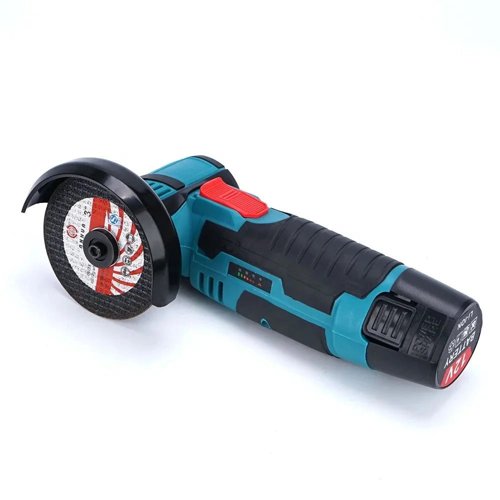 Mini Polizor unghiular portabil cu 2 acumulatori si 2 discuri, 48V, 500W - Boomsale.ro