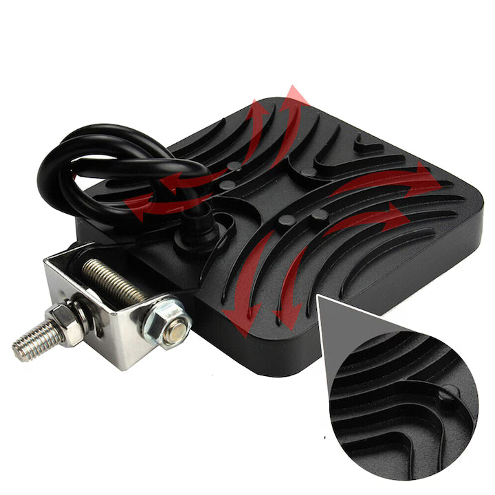 Set 8 proiectoare 16 LED 48W auto OFF-ROAD, IP 67 - Boomsale.ro