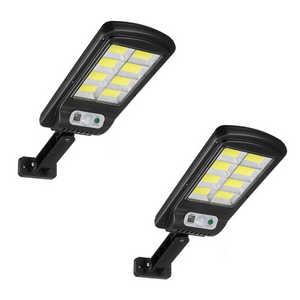 Set 2 Lampi Solare, Jortan, 100W, 160 LED COB, Senzor Miscare - Boomsale.ro