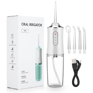 Set 2 bucati Irigator Bucal Portabil cu Rezervor 220 ml - Boomsale.ro