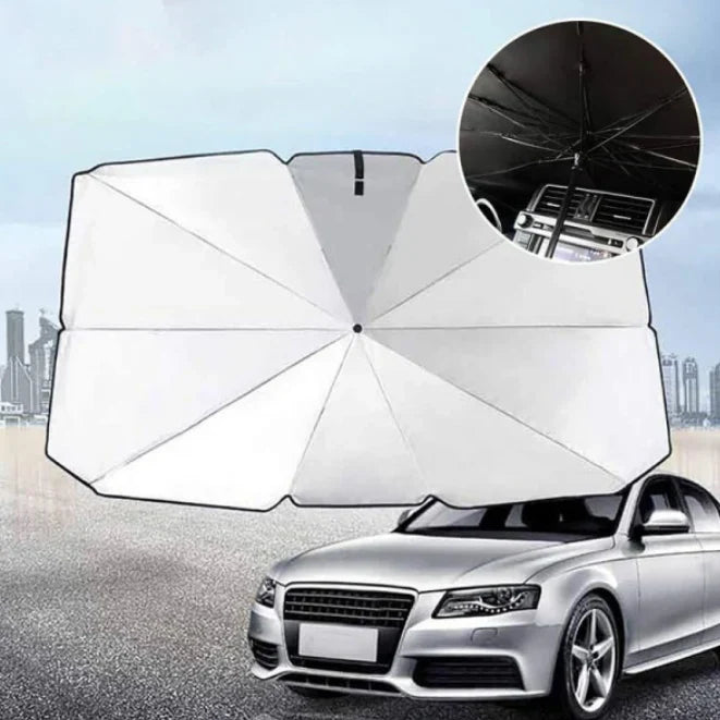 Parasolar Auto Pliabil, Dimensiune 79 x 130 cm, Protecție Completă pentru Parbriz - Boomsale.ro