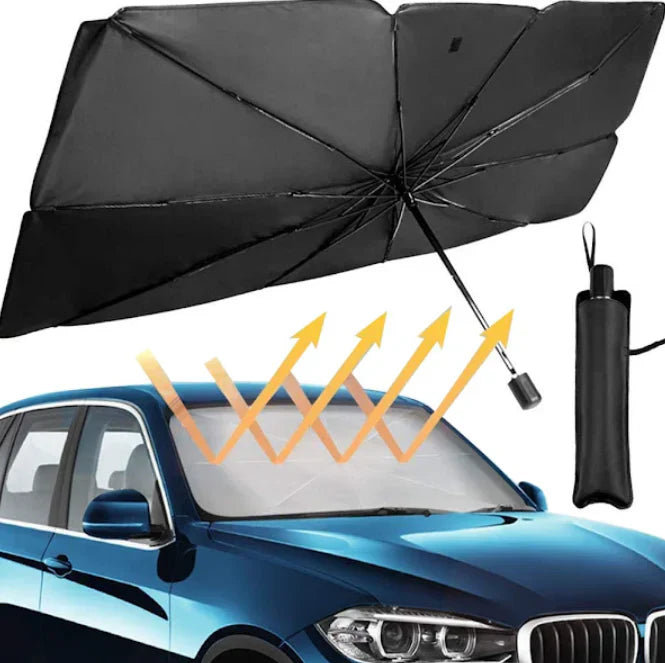 Parasolar Auto Pliabil, Dimensiune 79 x 130 cm, Protecție Completă pentru Parbriz - Boomsale.ro