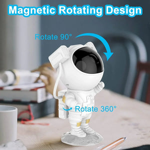 Proiector laser Astronaut cu joc de lumini nebula si stele, LED - Boomsale.ro