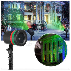Proiector Laser Light cu lumini verzi si rosii pentru exteriorul casei - Boomsale.ro