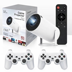 Videoproiector portabil smart cu Android 11, 2 controllere și jocuri incluse, Wi-Fi 6, suport 4K - Boomsale.ro