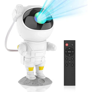 Proiector laser Astronaut cu joc de lumini nebula si stele, LED - Boomsale.ro