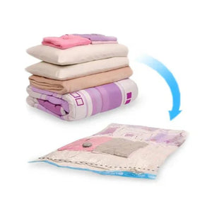 Saci de vidat haine, set de 4 bucati, pentru depozitare sigura 70 x 100 - Boomsale.ro