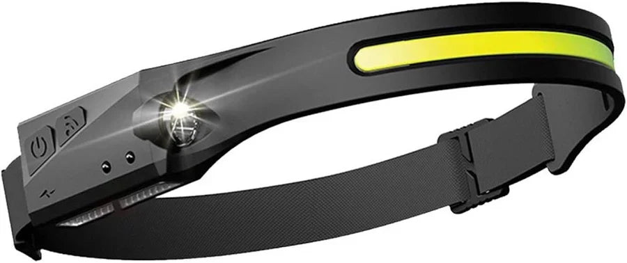 Set 8 Lampi solare 100 LED, cu senzor de miscare + Lanterna de cap cadou - Boomsale.ro